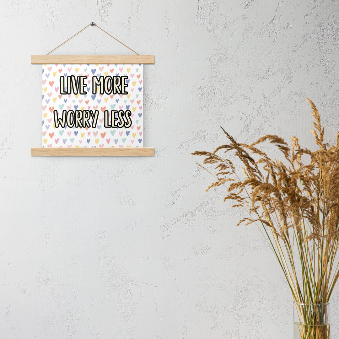 Poster with hangers