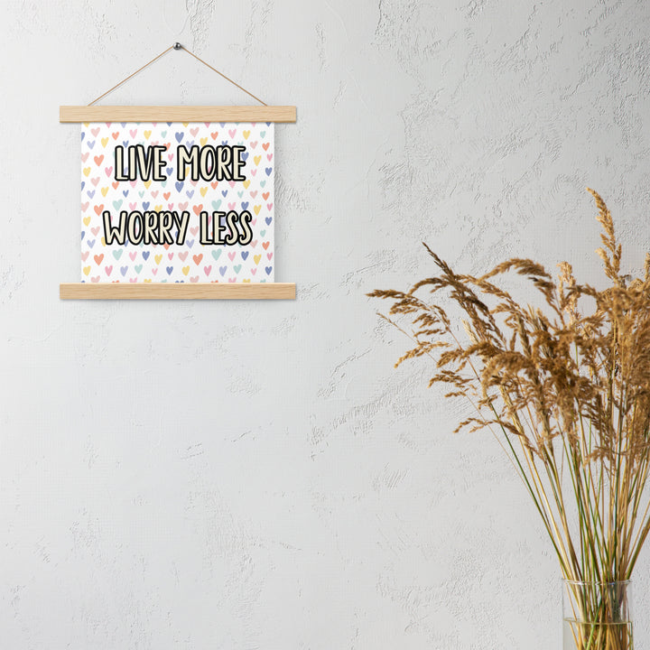 Poster with hangers
