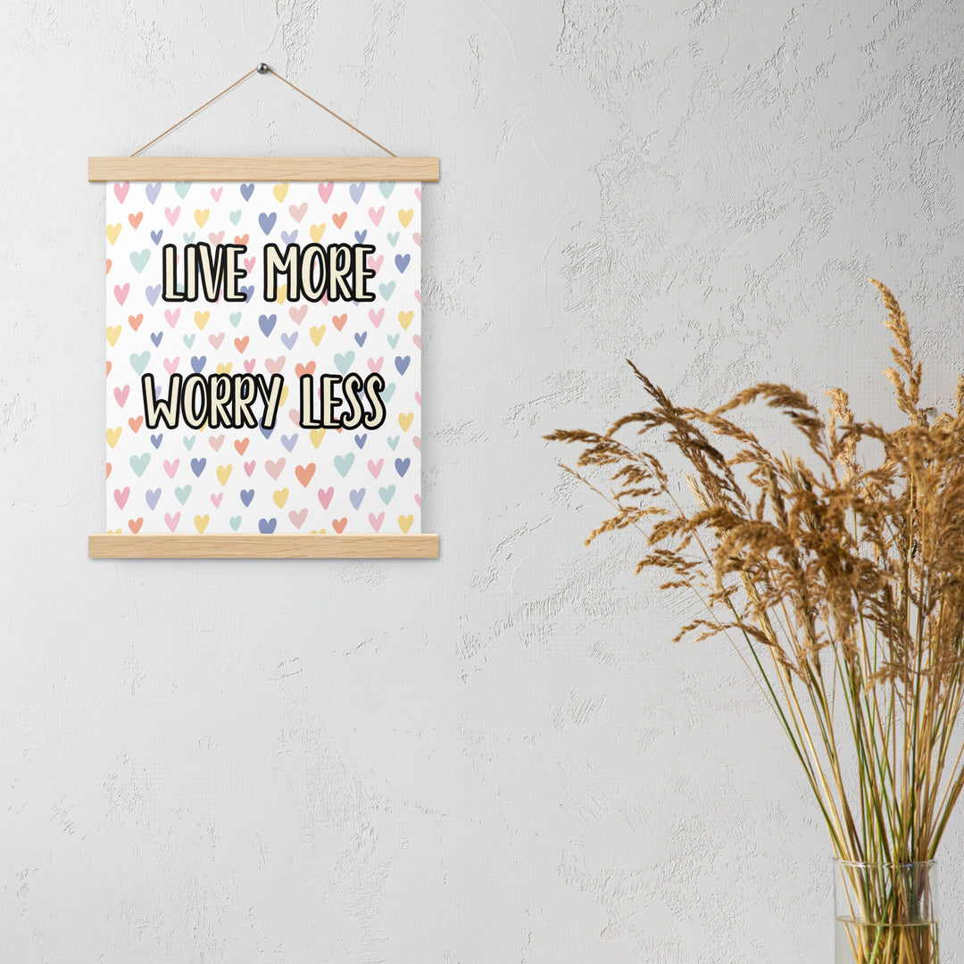 Poster with hangers