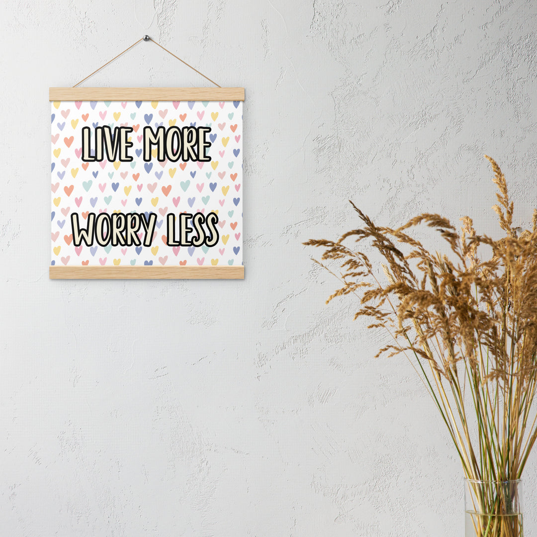 Poster with hangers