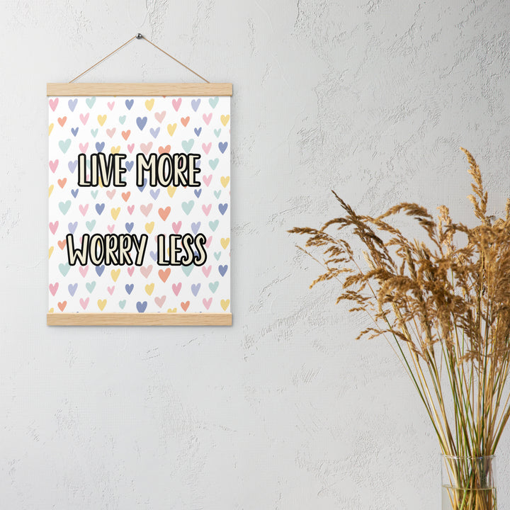 Poster with hangers