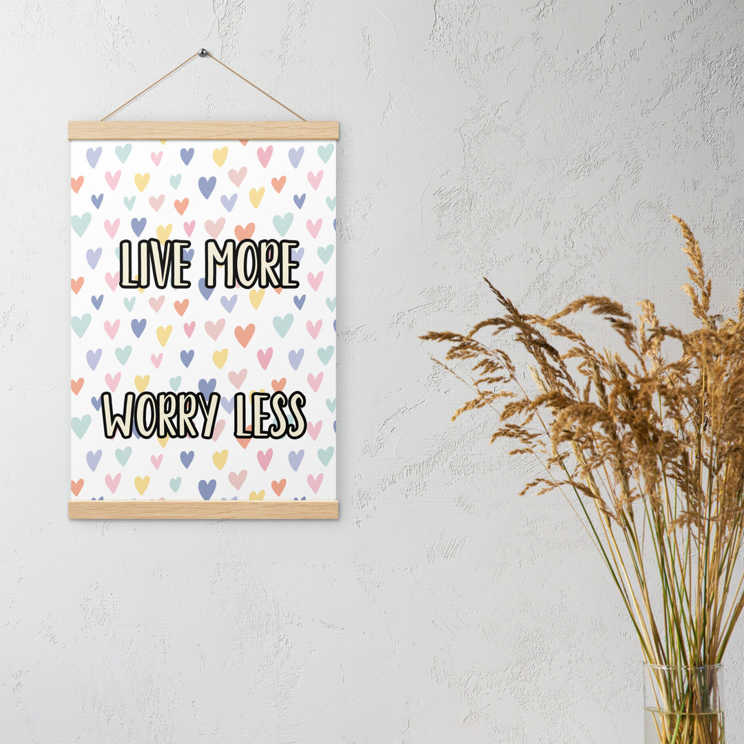 Poster with hangers