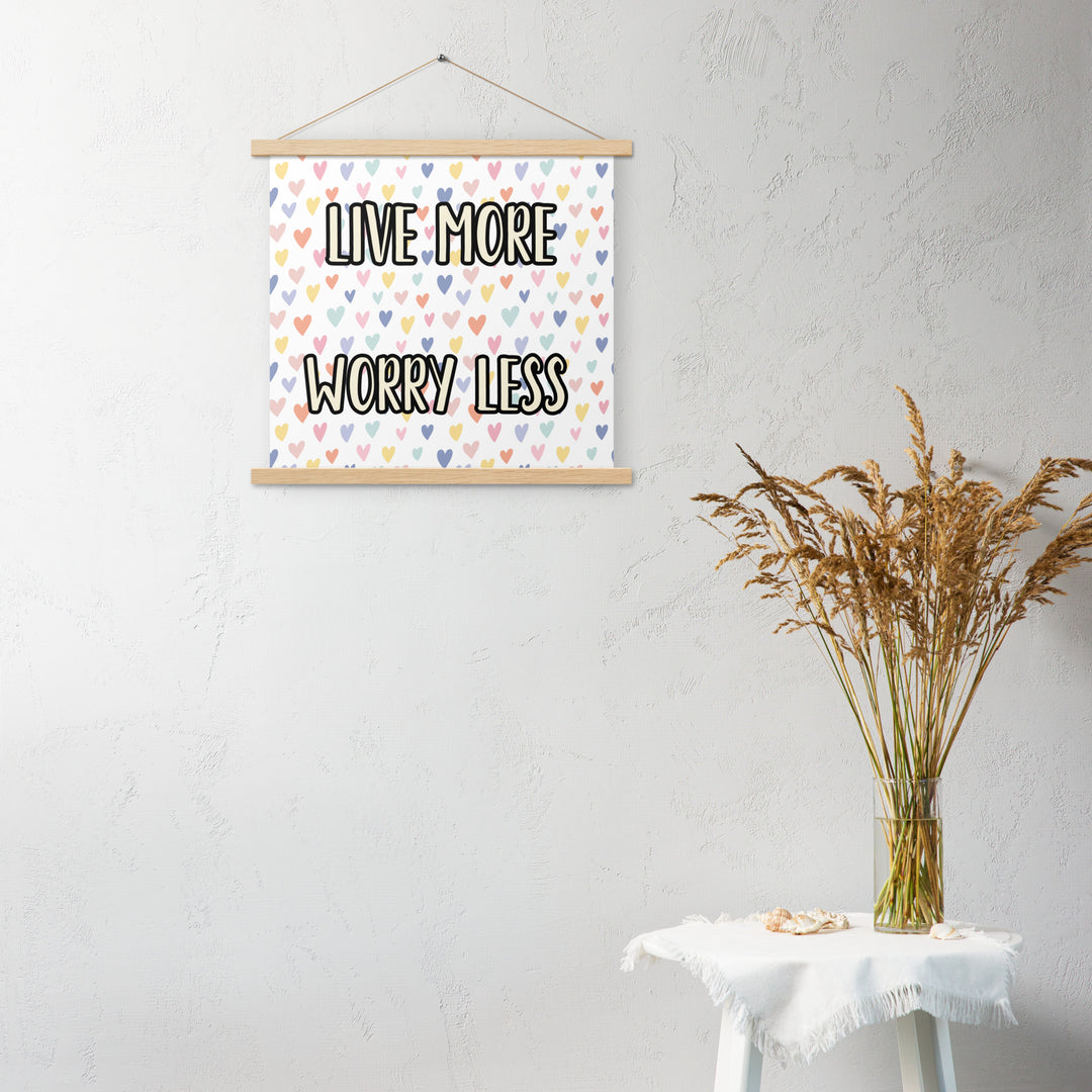 Poster with hangers