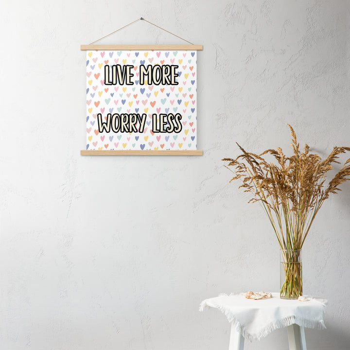 Poster with hangers