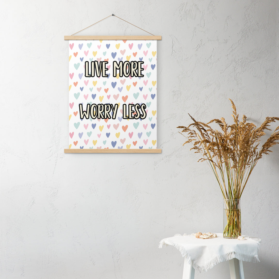 Poster with hangers