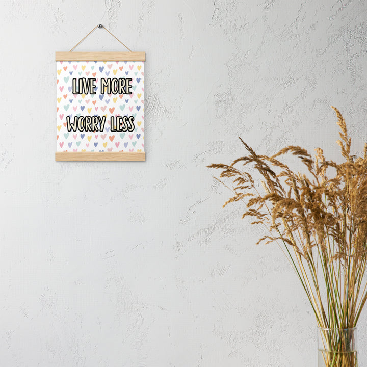 Poster with hangers