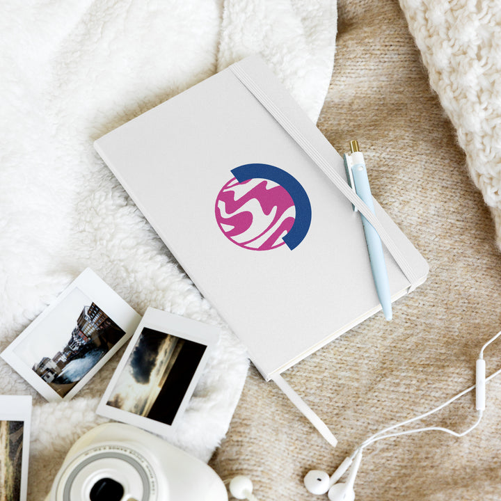 Hardcover bound notebook
